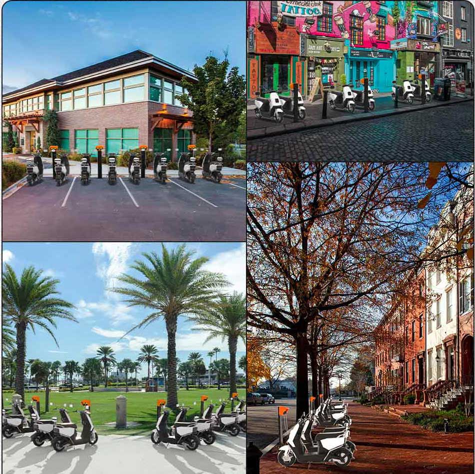 非機動車智能充電樁的多場景應(yīng)用